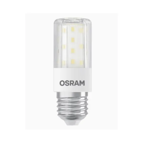 Alternativ bild 0 för LEDVANCE T Slim - LED-glödlampa - form: majs - klar finish - E27 - 7.3 W (motsvarande 60 W) - klass E - varmt vitt ljus - 2700 K