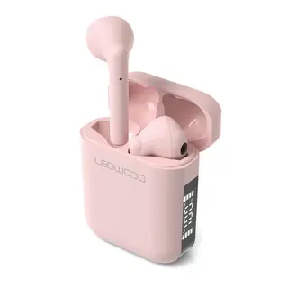 Produktfoto för LEDWOOD Hörlur Apollo TWS True Wireless In-Ear Rosa Mic