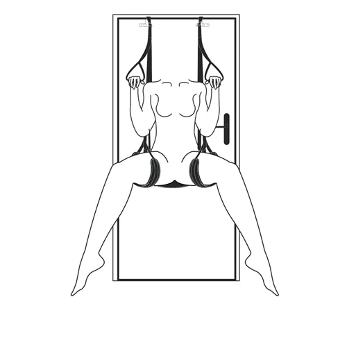 Bild 2 för Leg & Bum Support Over The Door Swing