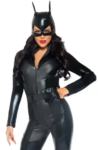 Produktfoto för Leg Avenue Captivating Crime Fighter L Wetlook kläder