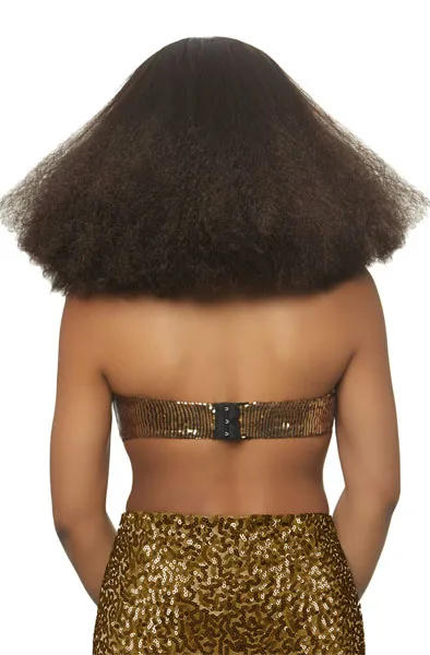 Bild 2 för Leg Avenue Diva Disco Wig Brown Peruk