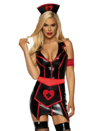 Produktfoto för Leg Avenue Naughty Nurse S Rollspel & Maskerad