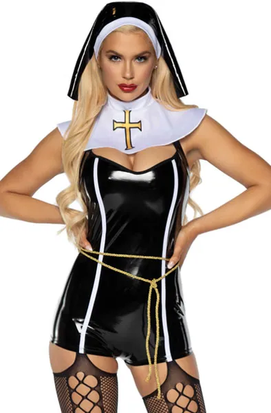 Bild 1 för Leg Avenue Sinful Sister M Rollspel & Maskerad