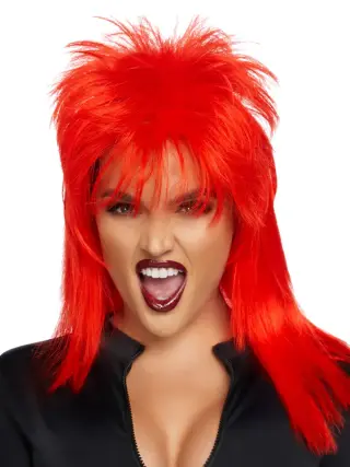 Produktfoto för Leg Avenue Unisex Rockstar Wig Red Peruk