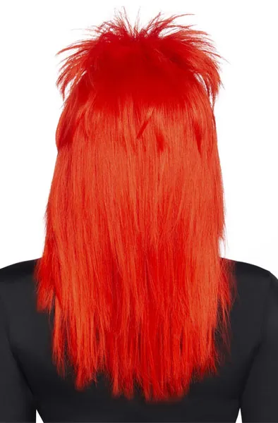 Bild 2 för Leg Avenue Unisex Rockstar Wig Red Peruk
