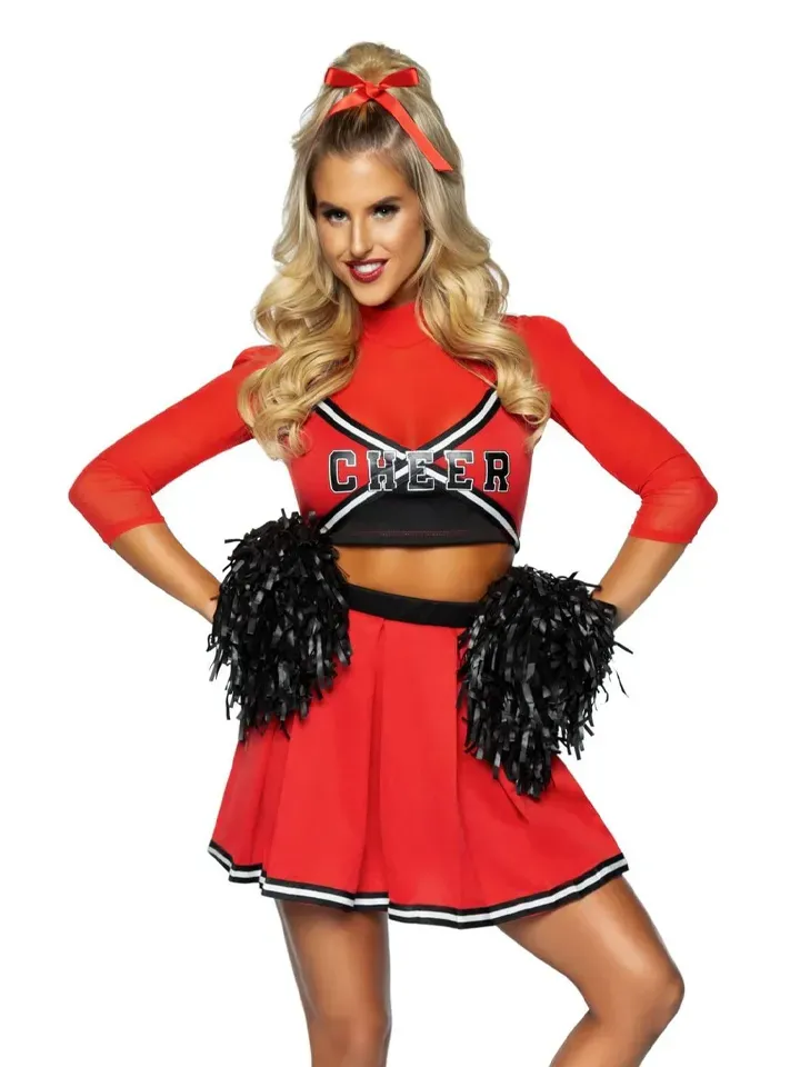 Bild 1 för Leg Avenue Varsity Cheerleader Babe M/L Rollspel & Maskerad