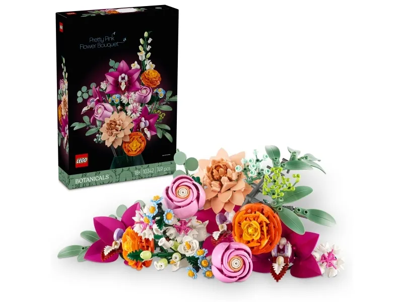 Alternativ bild 0 för LEGO 10342 Vacker rosa blombukett