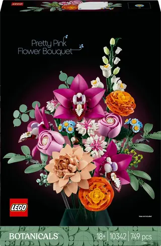 Produktfoto för LEGO 10342 Vacker rosa blombukett