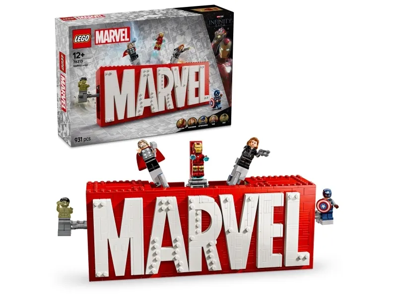 Alternativ bild 0 för LEGO 76313 MARVEL logotyp och minifigurer
