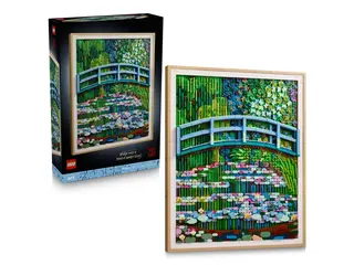 Produktfoto för LEGO ART 31220 Claude Monet – Bro över näckrosdamm