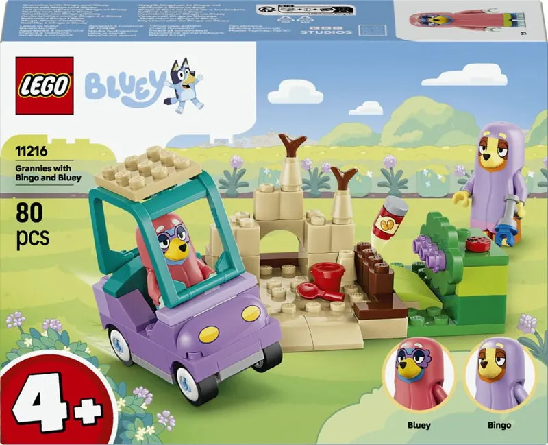 Alternativ bild 0 för LEGO Bluey 11216 Gamla damer med Bingo och Bluey