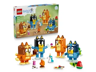 Produktfoto för LEGO Bluey 11217 Klossbyggd Bluey och familj