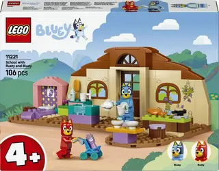Produktfoto för LEGO Bluey 11221 Skolan med Rusty och Bluey