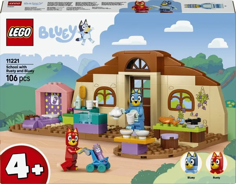 Alternativ bild 0 för LEGO Bluey 11221 Skolan med Rusty och Bluey