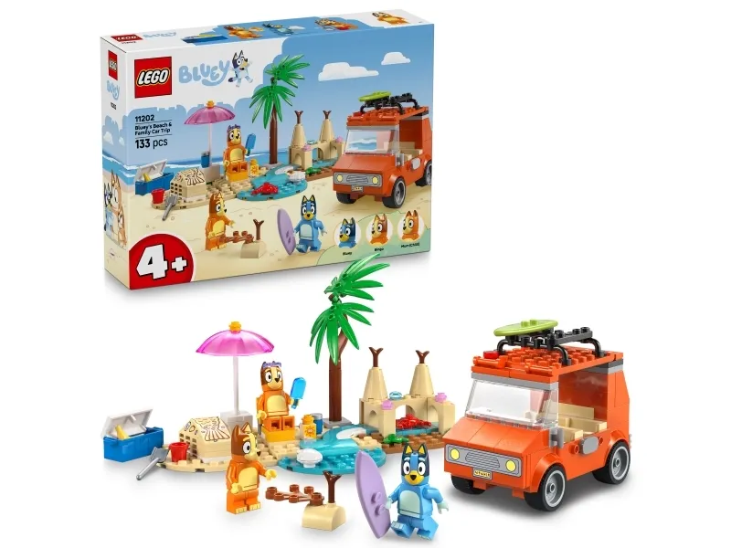 Alternativ bild 0 för LEGO Blueys familjetur till stranden