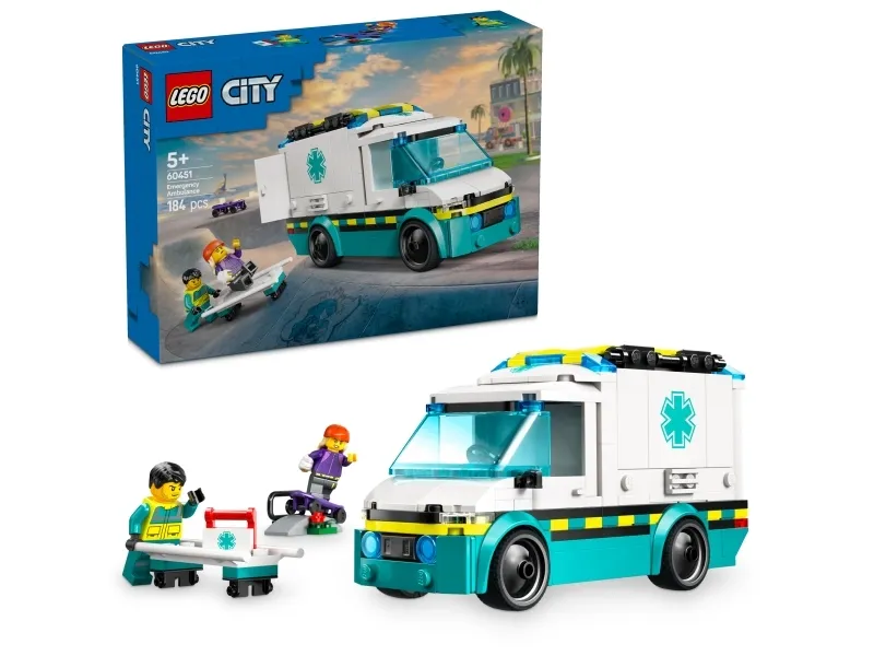 Alternativ bild 0 för LEGO City 60451 Akutambulans