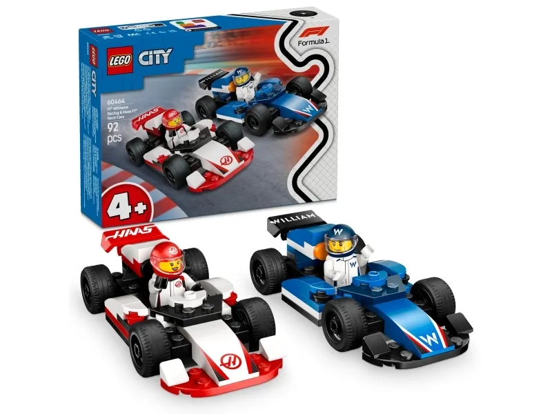 Alternativ bild 0 för LEGO City 60464 F1® Williams Racing & Haas F1® racerbilar