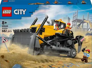 Produktfoto för LEGO City 60466 Gul bulldozer
