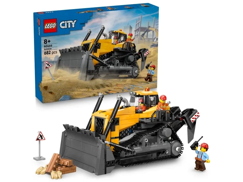 Alternativ bild 0 för LEGO City 60466 Gul bulldozer