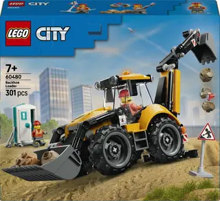 Produktfoto för LEGO City 60480 Gul grävlastare