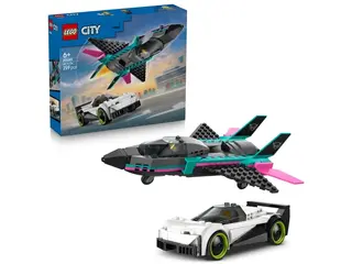 Produktfoto för LEGO City 60489 Jetplan mot bil
