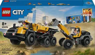 Produktfoto för LEGO City 60494 Dumper och frontlastare