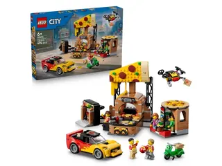 Produktfoto för LEGO City 60496 Pizzahemkörning med fordon