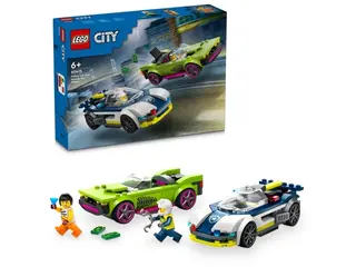 Produktfoto för LEGO City Police 60415 Jakt med polisbil och muskelbil