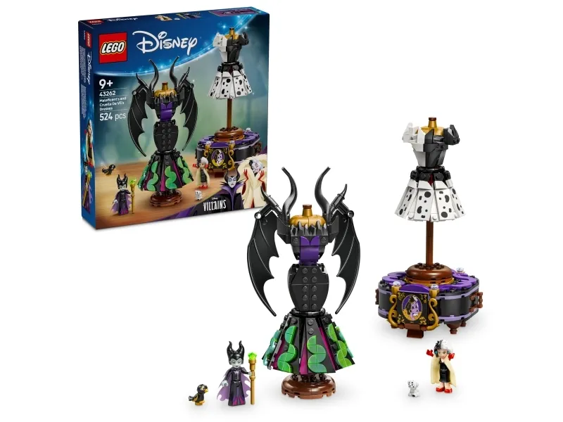 Alternativ bild 0 för LEGO Classic 43262 Maleficent's and Cruella de Vil's Dresse