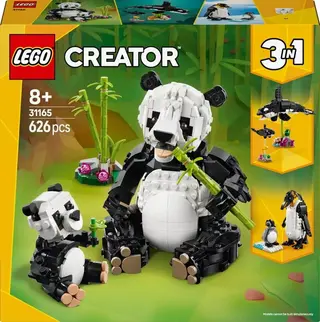 Produktfoto för LEGO Creator 31165 Vilda djur: pandafamilj