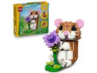 Produktfoto för LEGO Creator 31376 Söt hamster med blomma
