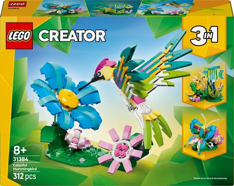 Alternativ bild 0 för LEGO Creator 31384 Vilda djur: färgglad kolibri