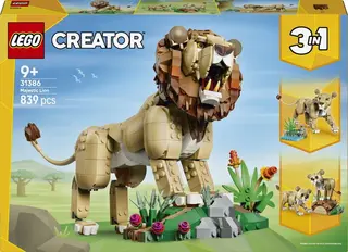 Produktfoto för LEGO Creator 31386 Vilda djur: Majestätiskt lejon
