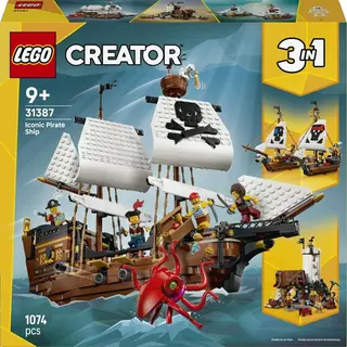 Produktfoto för LEGO Creator 31387 Ikoniskt piratskepp