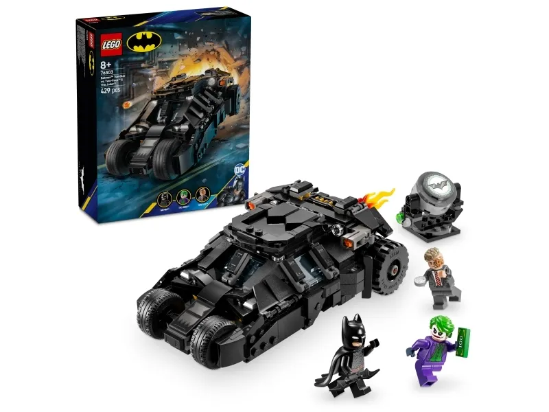 Alternativ bild 0 för LEGO DC Super Heroes 76303 Batmans Tumbler mot Two-Face™ & Jokern