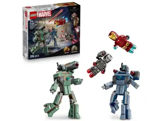 Produktfoto för LEGO DC Super Heroes 76320 Iron Man & War Machine mot Hammer Drones