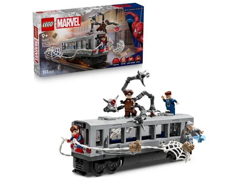 Alternativ bild 0 för LEGO DC Super Heroes 76321 Spider-Man mot Doc Ock: tunnelbanescenen
