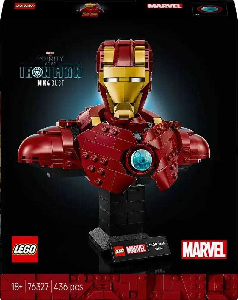Alternativ bild 0 för LEGO DC Super Heroes 76327 Iron Man MK4 - byst