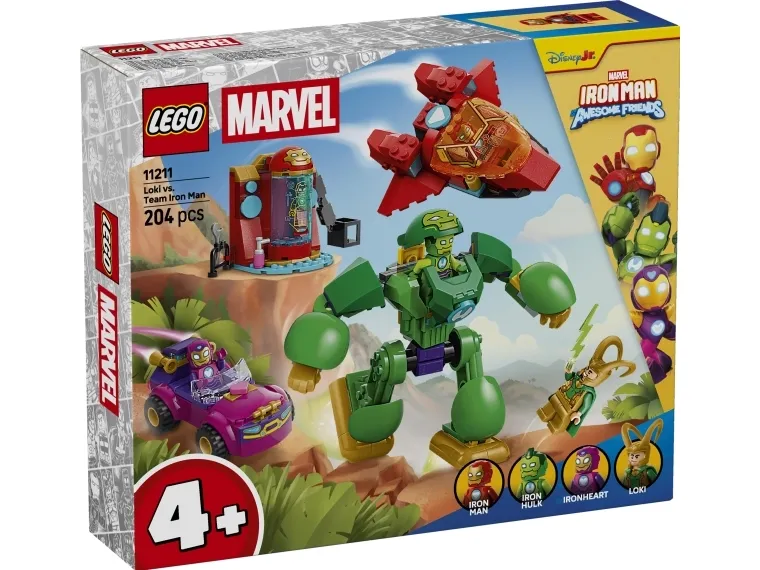 Alternativ bild 0 för LEGO Disney 11211 Loki mot Team Iron Man