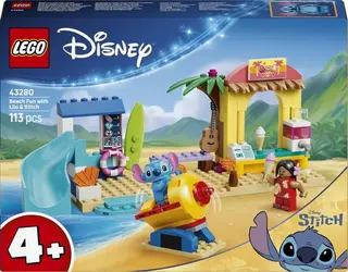 Produktfoto för LEGO Disney 43280 Skoj på stranden med Lilo & Stitch