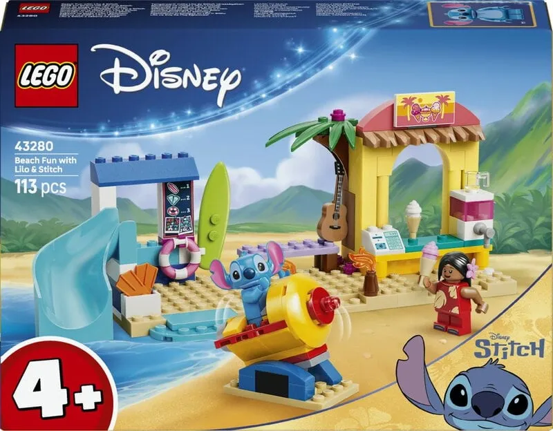 Alternativ bild 0 för LEGO Disney 43280 Skoj på stranden med Lilo & Stitch