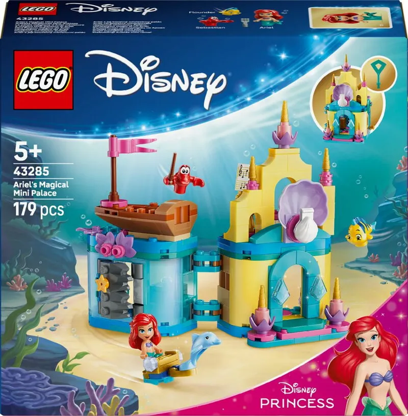 Alternativ bild 0 för LEGO Disney 43285 Ariels magiska minipalats
