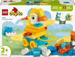 Produktfoto för LEGO DUPLO 10448 3-i-1 Djur på hjul
