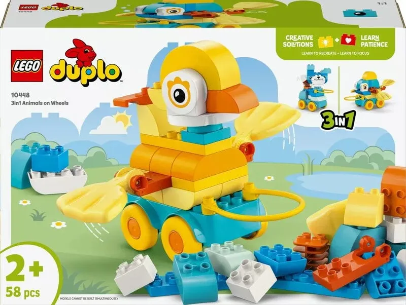 Alternativ bild 0 för LEGO DUPLO 10448 3-i-1 Djur på hjul