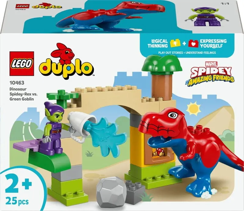 Alternativ bild 0 för LEGO DUPLO 10463 Dinosaurien Spidey-Rex mot Green Goblin