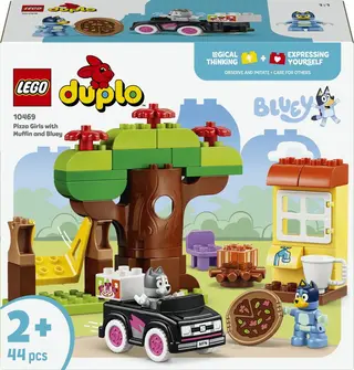 Produktfoto för LEGO DUPLO 10469 Pizzaflickor med Muffin och Bluey