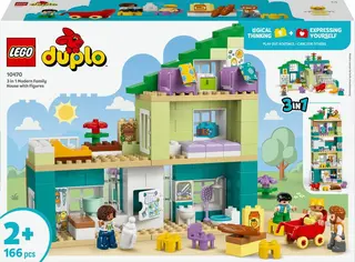 Produktfoto för LEGO DUPLO 10470 3 i 1 Modern familjevilla med figurer