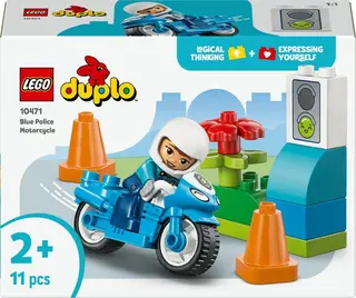 Produktfoto för LEGO DUPLO 10471 Blå polismotorcykel