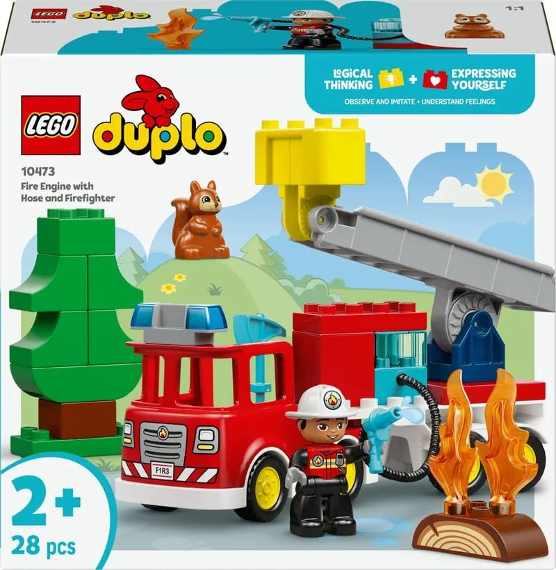 Alternativ bild 0 för LEGO DUPLO 10473 Brandbil med slang och brandman