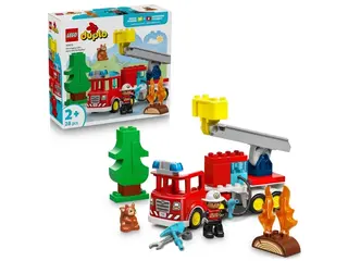 Produktfoto för LEGO DUPLO 10473 Brandbil med slang och brandman